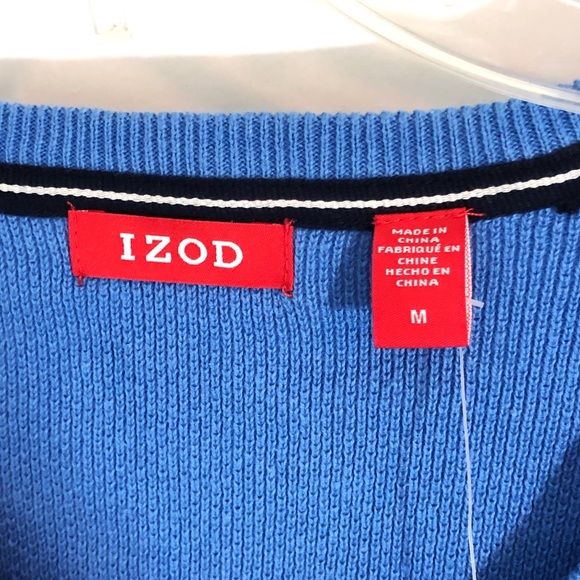 NWT IZOD Men’s Blue Long Sleeve Shirt - Picture 3 of 6
